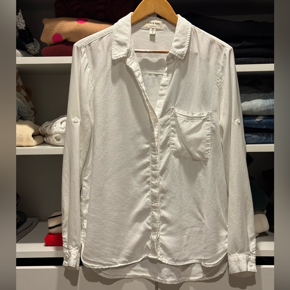 Anthropologie Classic White Women’s Shirt